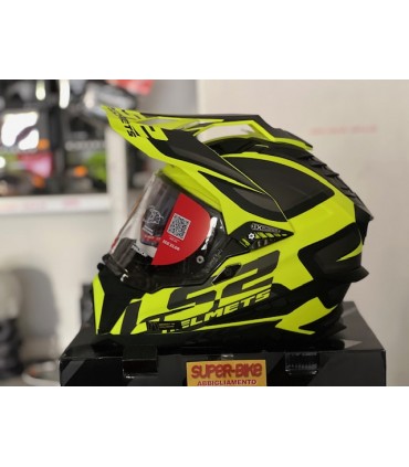 LS2 MX701 Explorer Hpfc Alter yellow matt helmet