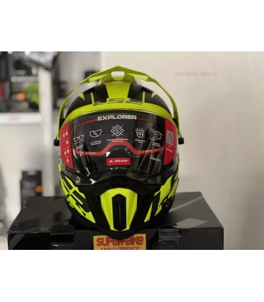 LS2 MX701 Explorer Hpfc Alter yellow matt helmet