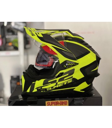 LS2 MX701 Explorer Hpfc Alter yellow matt helmet