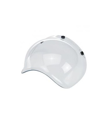 BILTWELL 3 BOTTONS BUBBLE VISOR ANTIFOG CLEAR