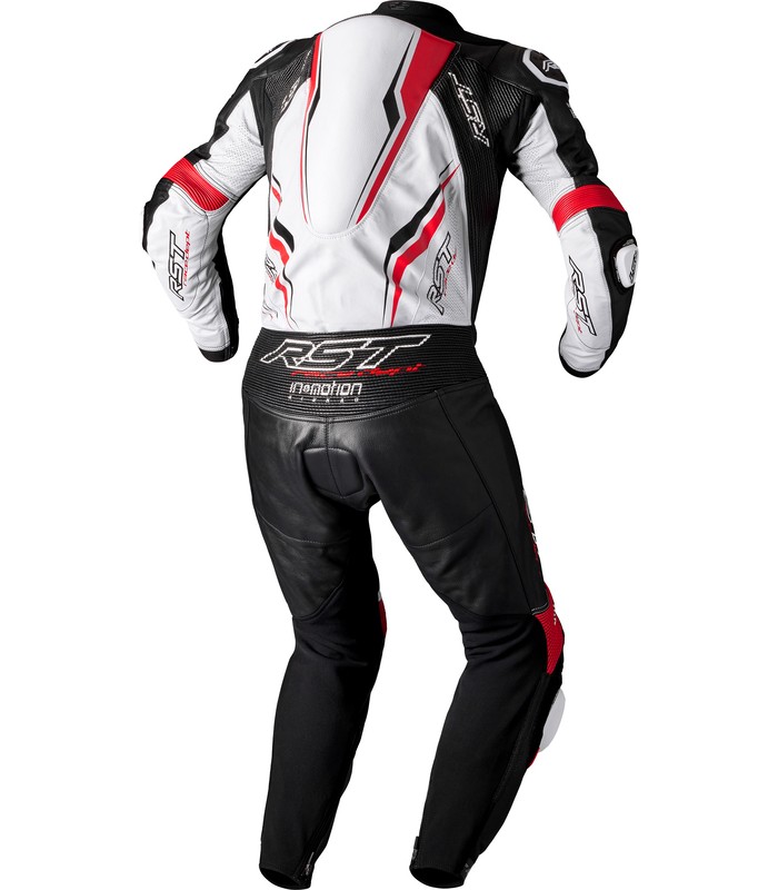 Tuta in pelle intera RST Suit V4.1 EVO Kangaroo bianca