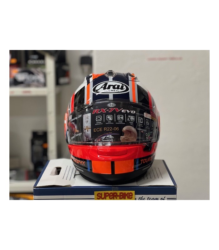 Arai RX-7V Evo Isle Of Man 2025 helmet