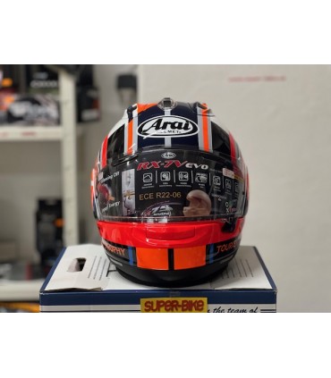 Arai RX-7V Evo Isle Of Man 2025 helmet