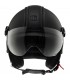 Jet helm Motocubo 722 Top Ant leder schwarz