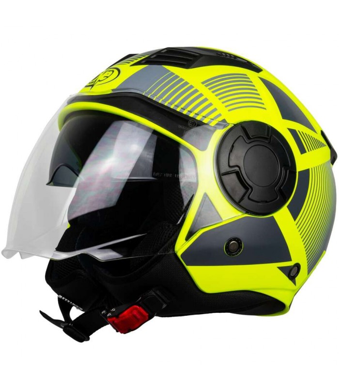 ONE Alfa 2.0 yellow gray helmet
