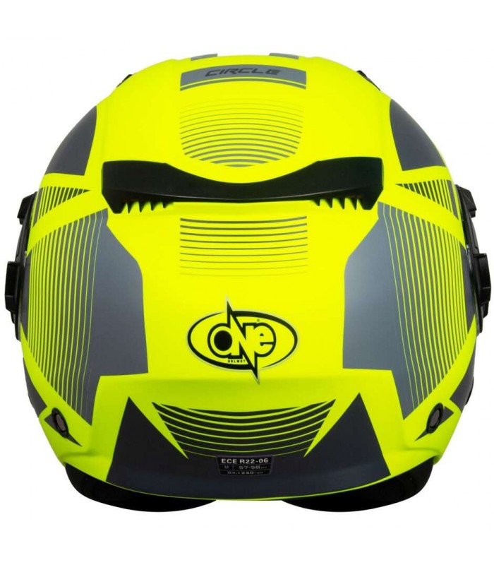 Helm ONE Alfa 2.0 gelb grau