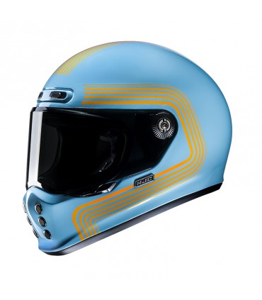 HJC V10 Foni blue helmet