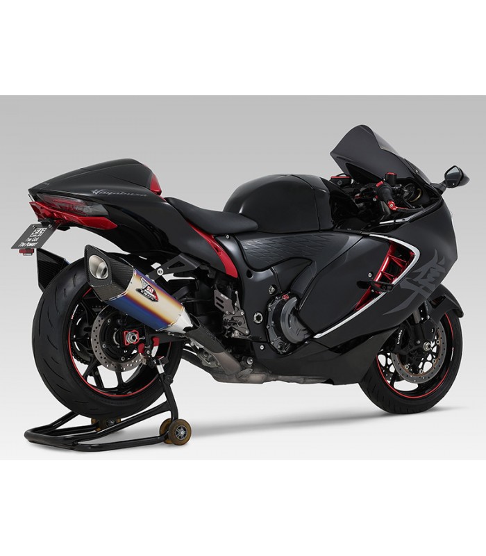 Yoshimura R-11Sq R slip on Suzuki Hayabusa (2021-24) blu