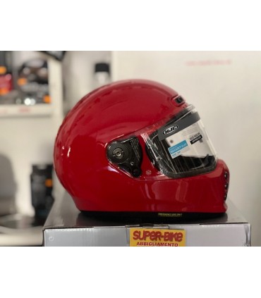 HJC V10 red helmet