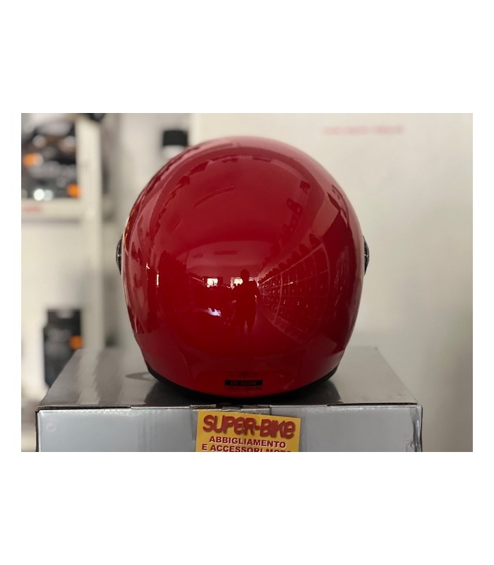 HJC V10 red helmet