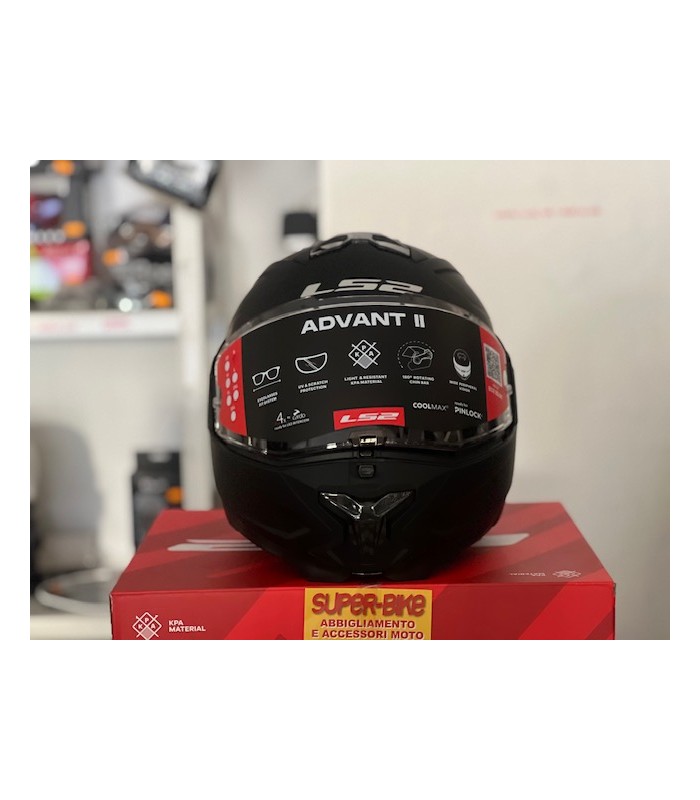 Helm LS2 FF910 Advant 2 Solid schwarz matt