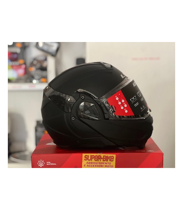 Helm LS2 FF910 Advant 2 Solid schwarz matt