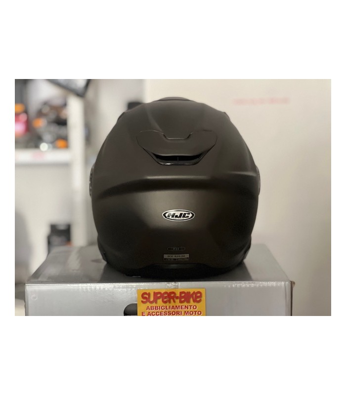 Casco jet fibra Hjc F31 titanio opaco