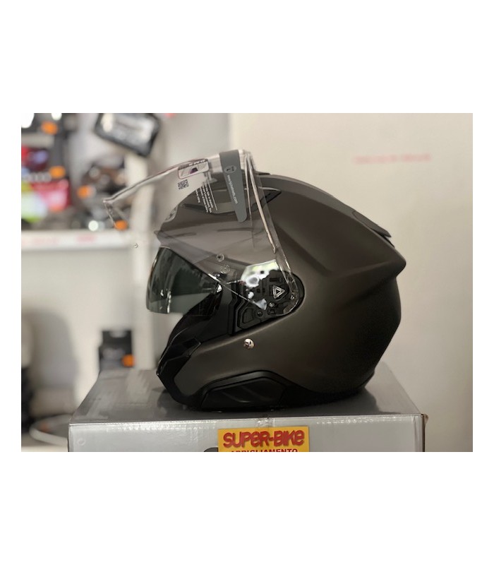 Casco jet fibra Hjc F31 titanio opaco