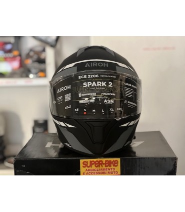 Helm Airoh Spark 2 Spinner grau matt
