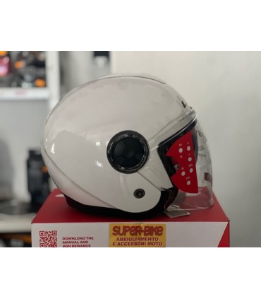 Casco jet LS2 OF620 Classy solid bianco