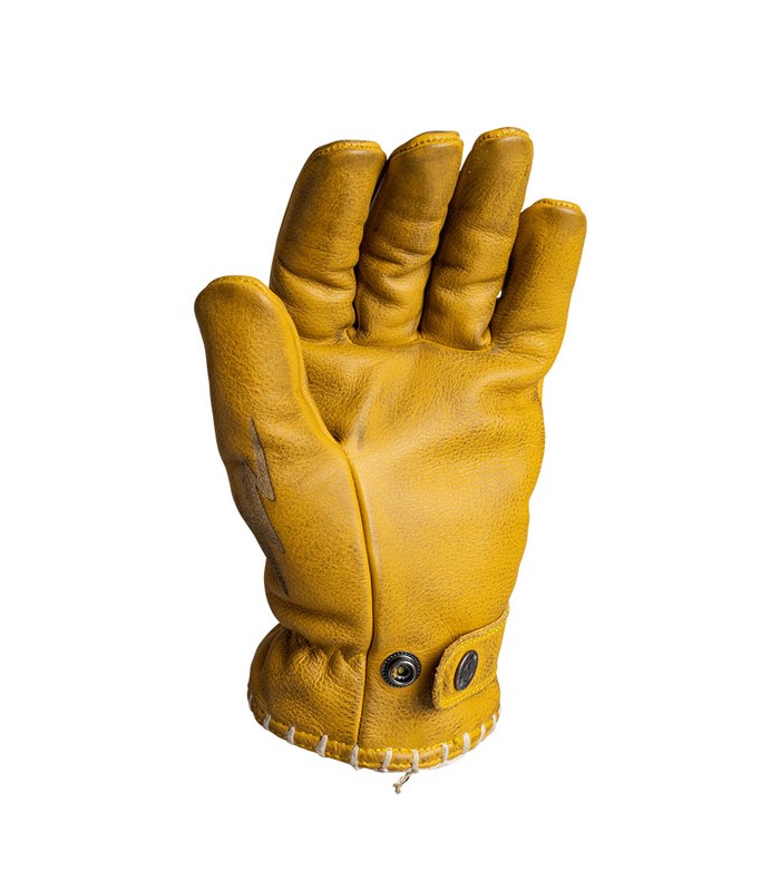 John Doe Coyote leather gloves yellow grey