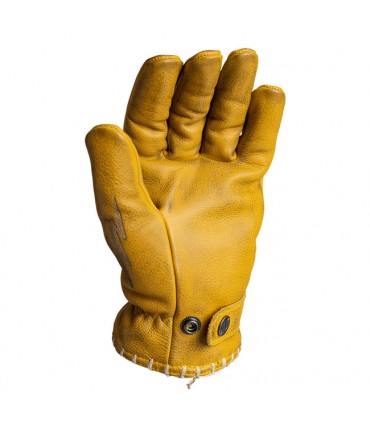 John Doe Coyote leather gloves yellow grey