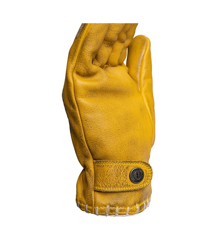 Guanti in pelle John Doe Coyote giallo grigio