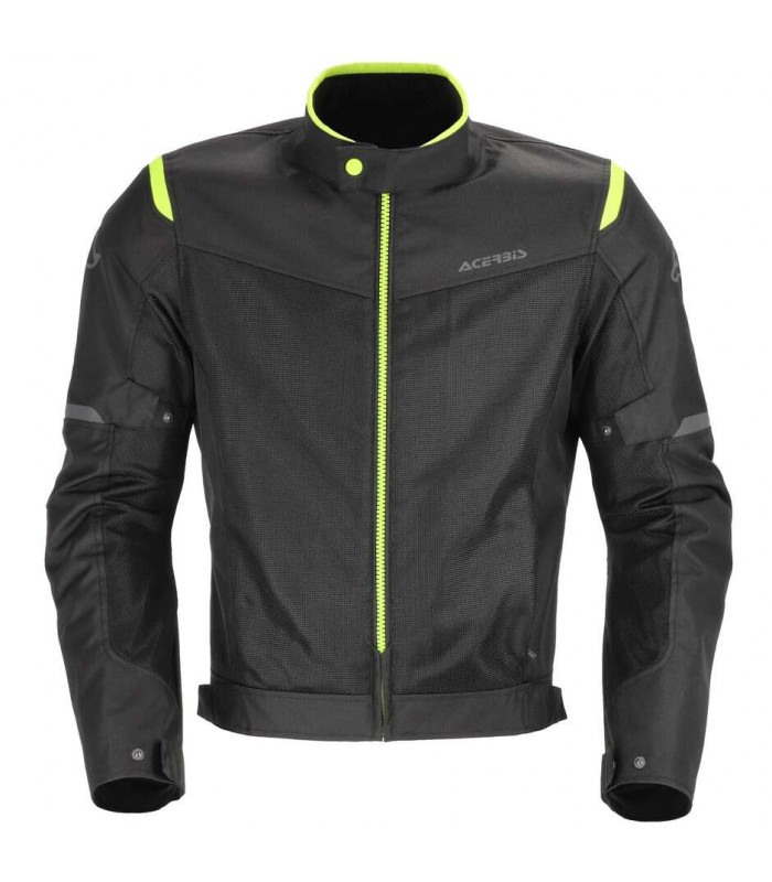 Giacca estiva Acerbis Ramsey vented 2.0 nero giallo