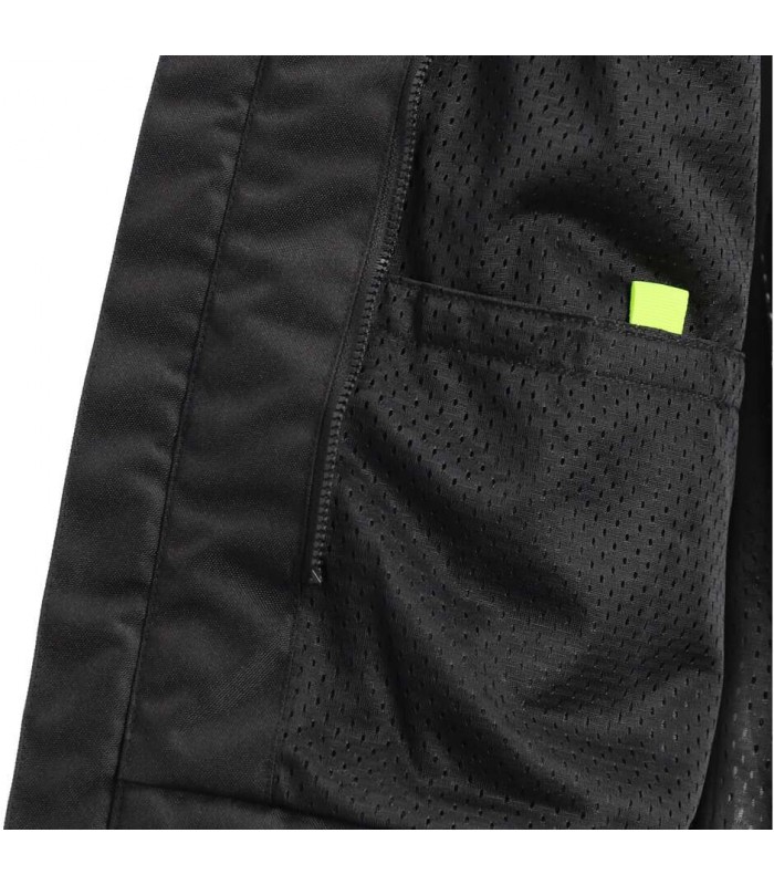 Giacca estiva Acerbis Ramsey vented 2.0 nero giallo