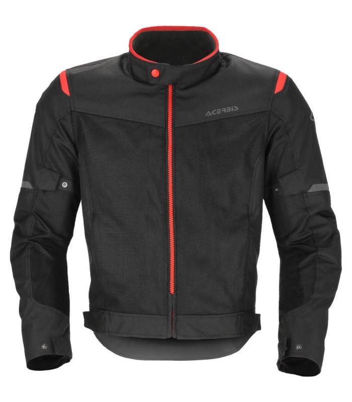 Giacca estiva Acerbis Ramsey vented 2.0 nero rosso
