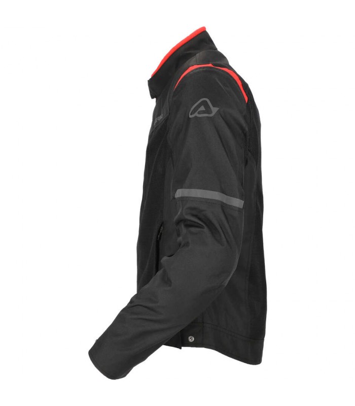 Giacca estiva Acerbis Ramsey vented 2.0 nero rosso