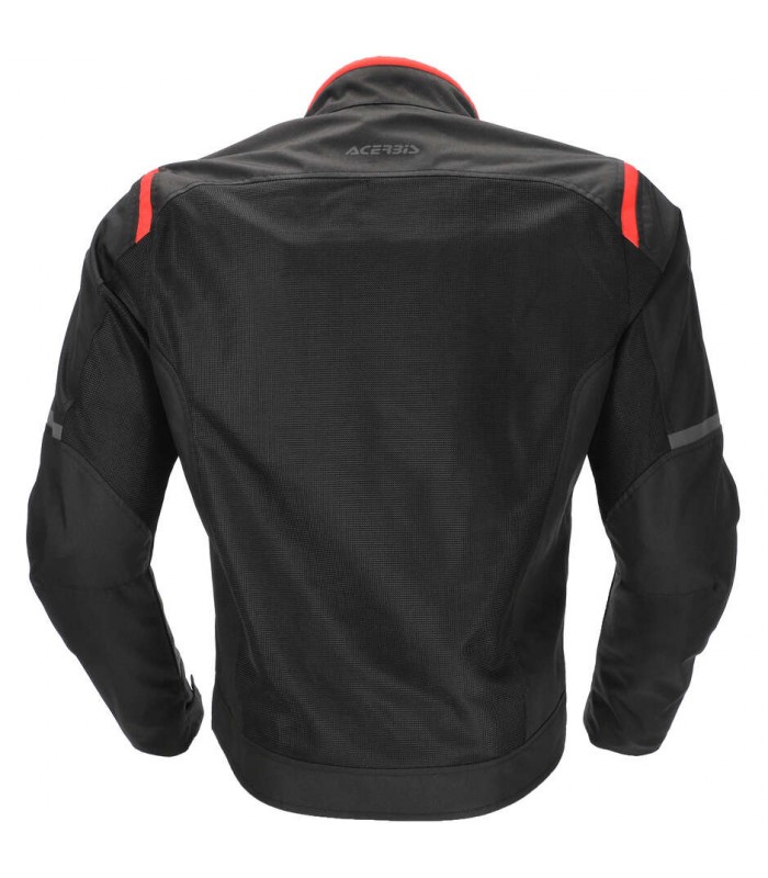 Giacca estiva Acerbis Ramsey vented 2.0 nero rosso