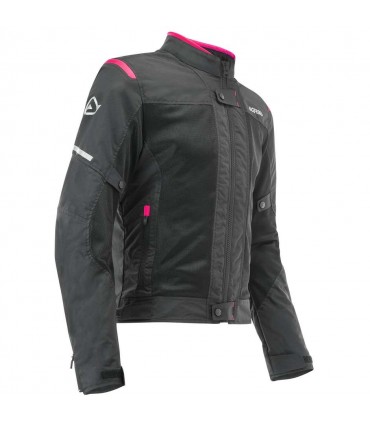 Sommer damen jacke Acerbis Ramsey vented 2.0 schwarz pink