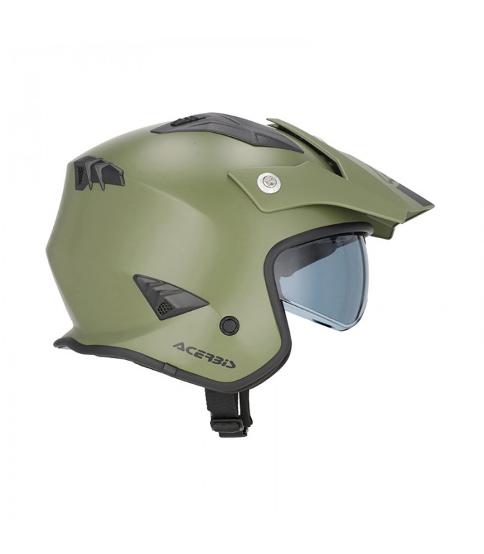 Helm Jet Acerbis Aria 22.06 grun militar