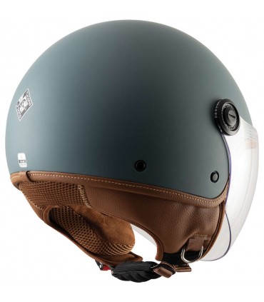 Helm Jet Tucano Urbano EL Jettin petrol matt