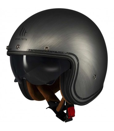 Mt Helmets Le Mans 2 SV S SCRATCHED CHROME A2 matt