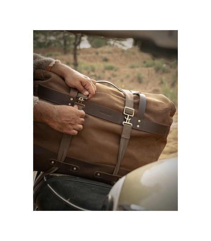 Trip Machine Outlaw Rogue duffle bag. 70 litres tobacco