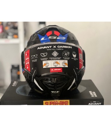 Casco LS2 FF901 Advant X Future 2 carbon blu