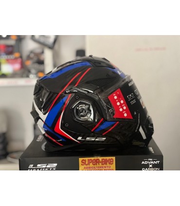 Casco LS2 FF901 Advant X Future 2 carbon blu
