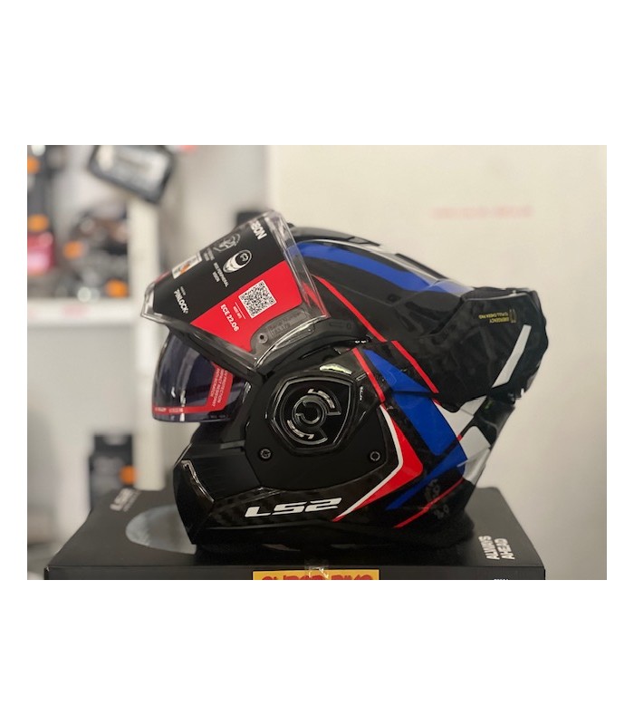 Casque LS2 FF901 Advant X  Future 2 carbon bleu