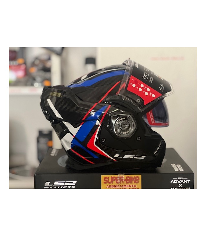 Casco LS2 FF901 Advant X Future 2 carbon  blu