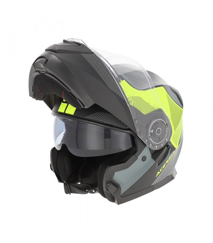 Casco Acerbis Serel nero giallo fluo