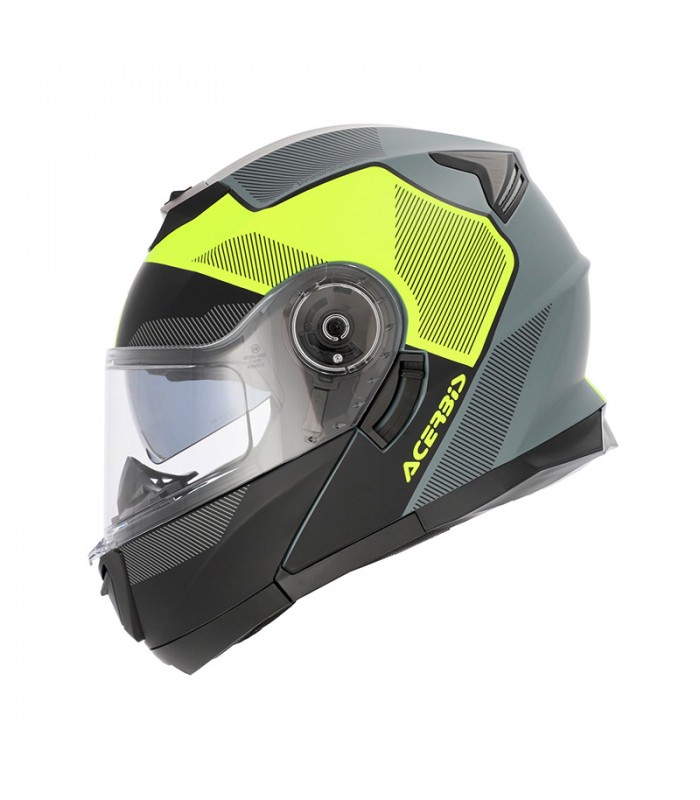 Casco Acerbis Serel nero giallo fluo