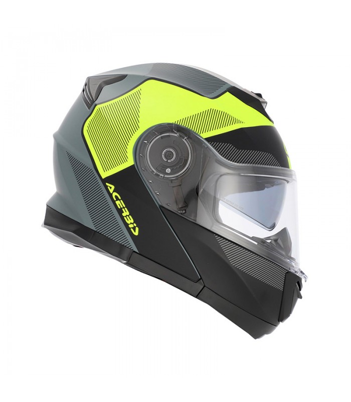 Acerbis Serel flip up black yellow fluo helmet