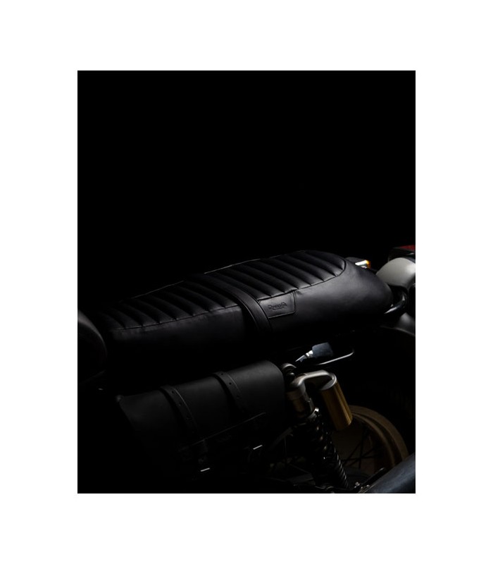 Trip Machine leder sitzbank schwarz Re Twins Royal Enfield Interceptor/GT 650