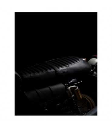 Trip Machine leder sitzbank schwarz Re Twins Royal Enfield Interceptor/GT 650