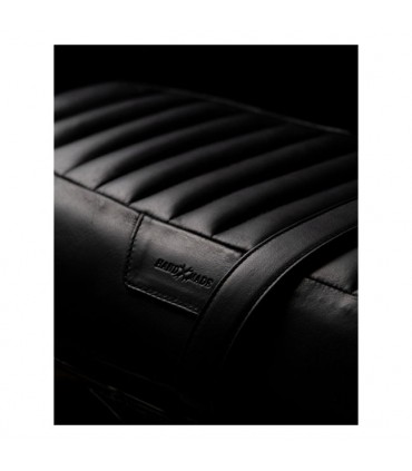 Trip Machine leder sitzbank schwarz Re Twins Royal Enfield Interceptor/GT 650