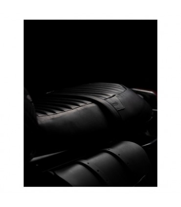 Trip Machine leder sitzbank schwarz Re Twins Royal Enfield Interceptor/GT 650
