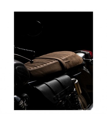 Trip Machine leder braun sitzbank Re Twins Royal Enfield Interceptor/GT 650