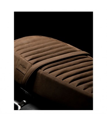 Trip Machine leder braun sitzbank Re Twins Royal Enfield Interceptor/GT 650