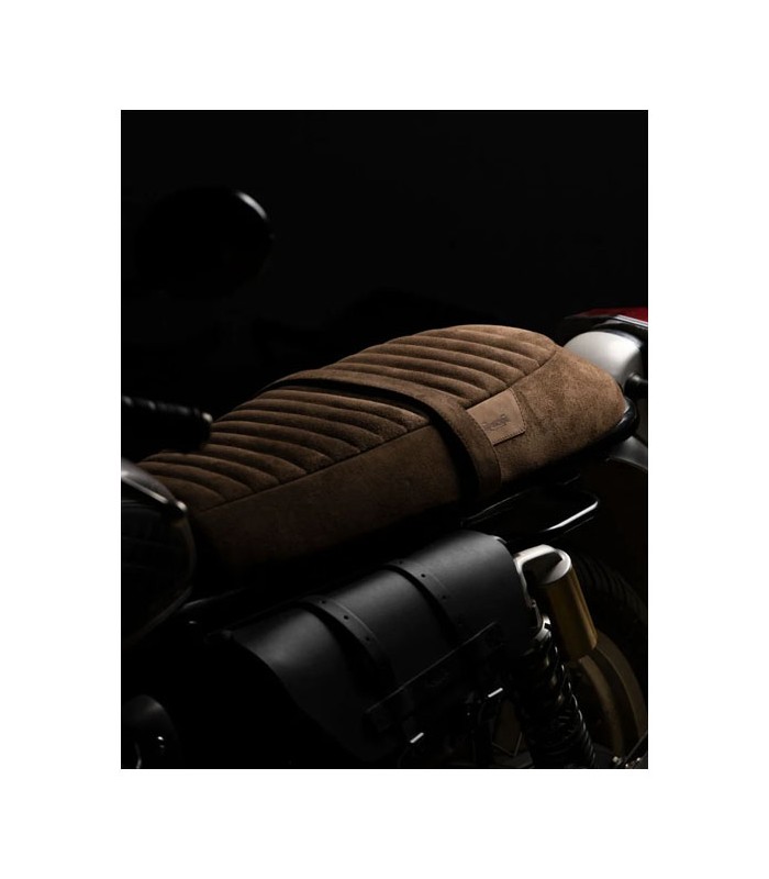 Trip Machine Sella in pelle marrone Re Twins Royal Enfield Interceptor/GT 650