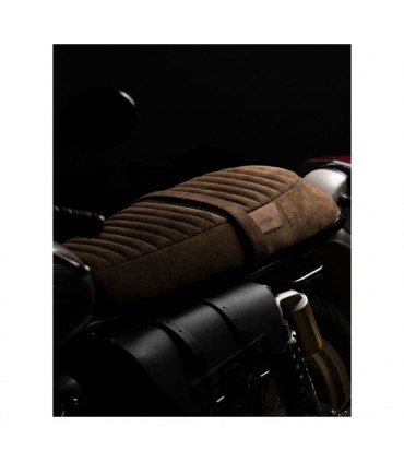 Trip Machine leder braun sitzbank Re Twins Royal Enfield Interceptor/GT 650