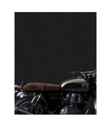 Trip Machine leder braun sitzbank Re Twins Royal Enfield Interceptor/GT 650