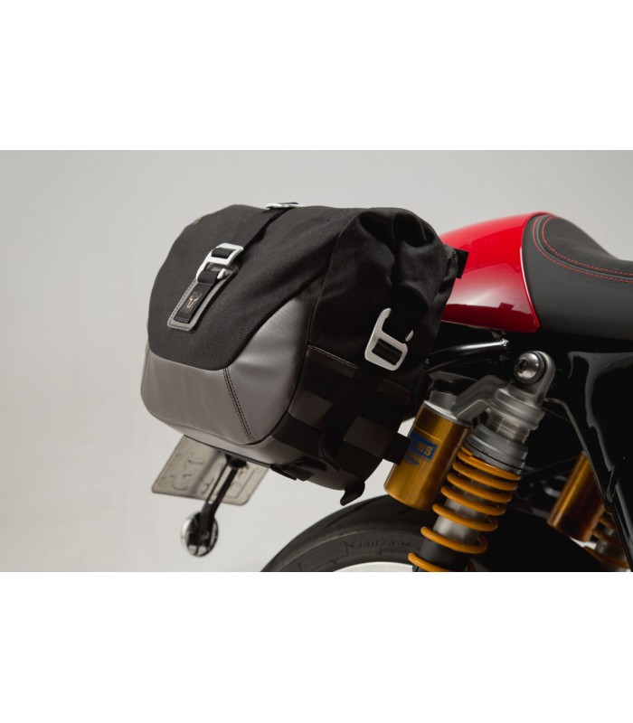 SW-Motech Legend Gear sistema di borse laterali LC marrone Triumph Thruxton 1200/R (16-19) TFC (18-)